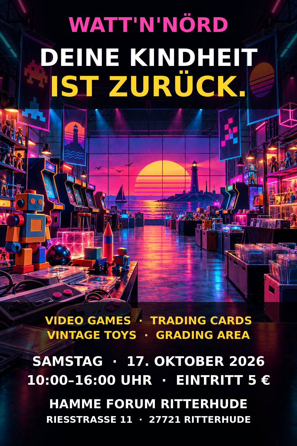 WATT´N´NÖRD Level 3 Veranstaltungsflyer